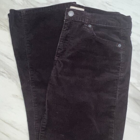 Gap 1969 Baby Boot Dark Brown Corduroys in Size 28R - Picture 13 of 16